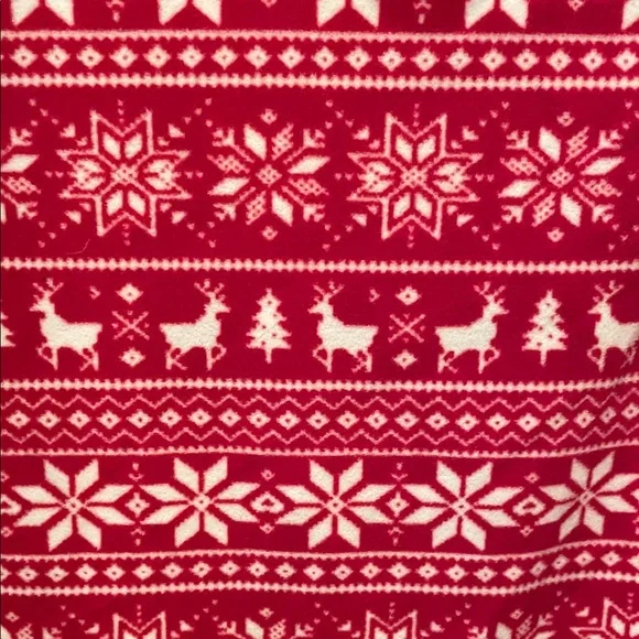 Lands' End Holiday Fleece Womens Tunic Size M - Picture 4 of 7